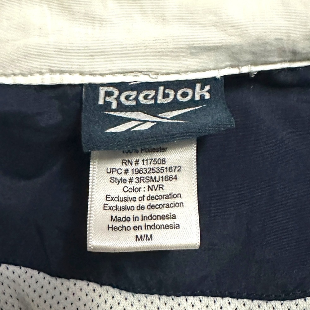 Reebok Classic Vector Tracktop Windbreaker Jacket Navy White Red Men's M Retro - Picture 5 of 8